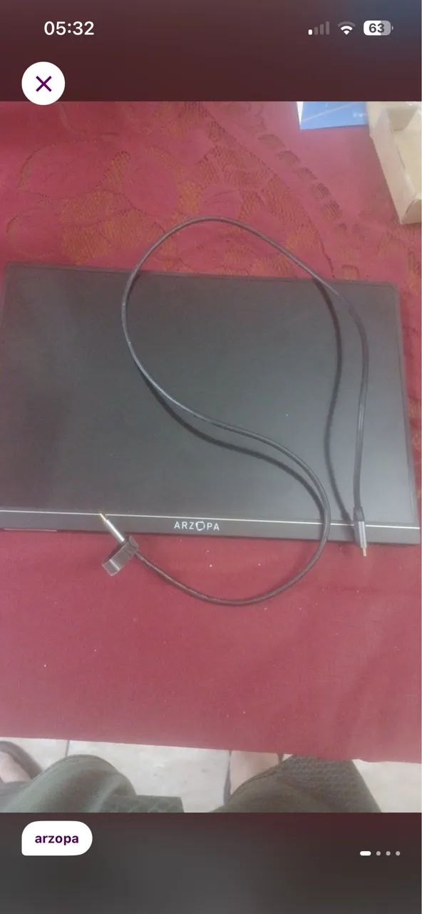 Monitor arzopa 2k 60 fps hdr com defeito - Foto 2