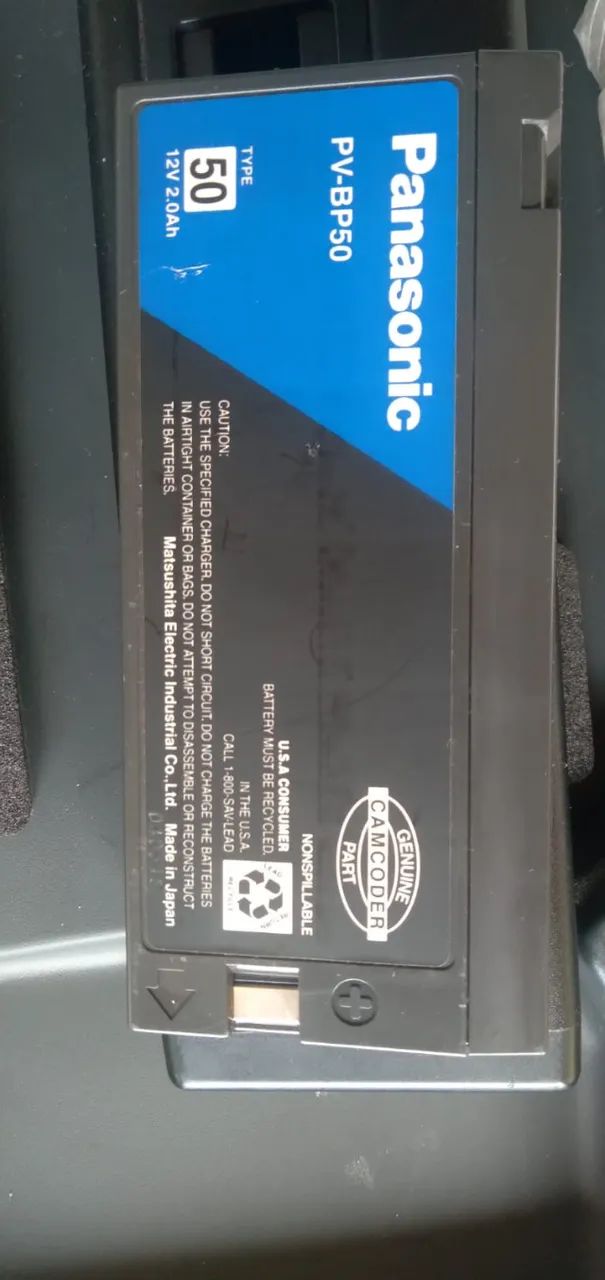 Filmadora PANASONIC VHS movie camera M2000 - Foto 2