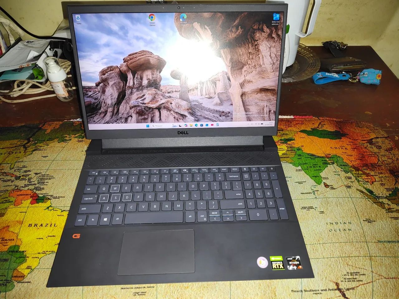 Notebook Dell g15 rayzen 7 16 gb  512 SSD no PiX 4,,500* - Foto 2