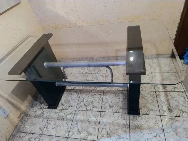 Mesa de Jantar Vidro Temperado - Retirada Colubandê - Foto 4