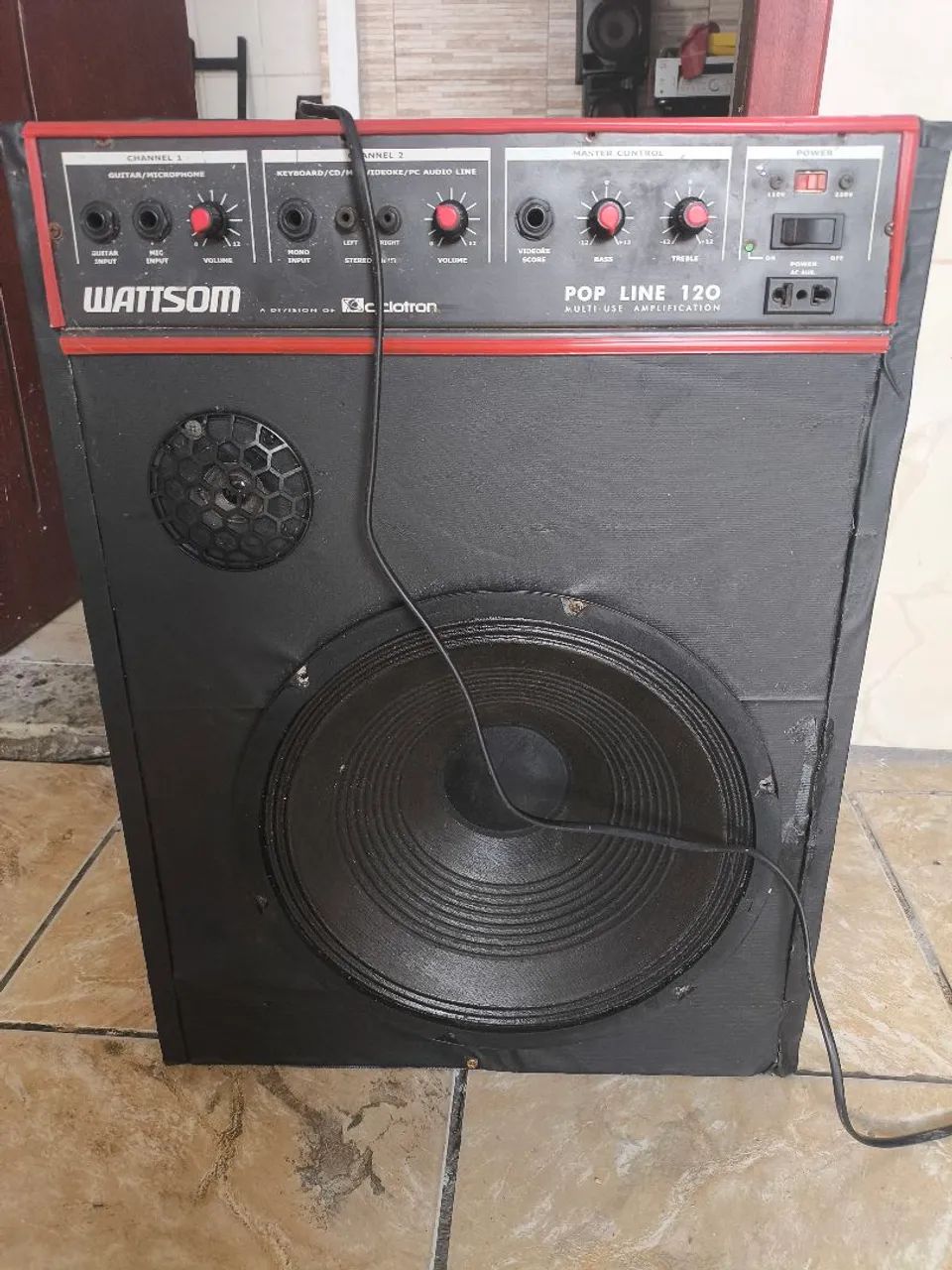 Caixa amplificada Wattson pop LINE 120