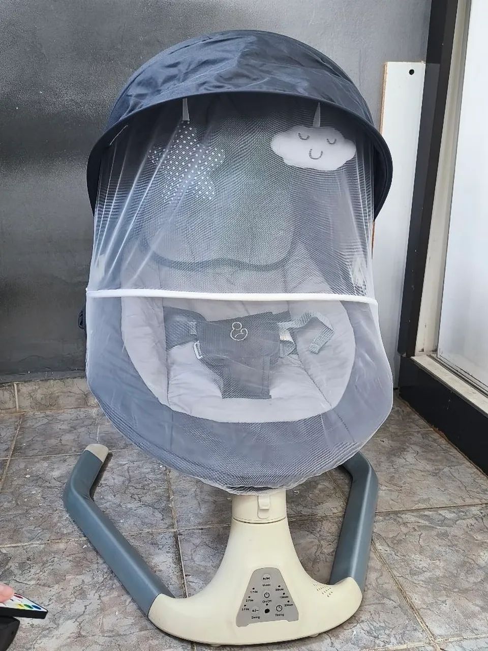 Cadeirinha de Balanço Automática Galzerano com Controle Remoto e USB - Foto 2