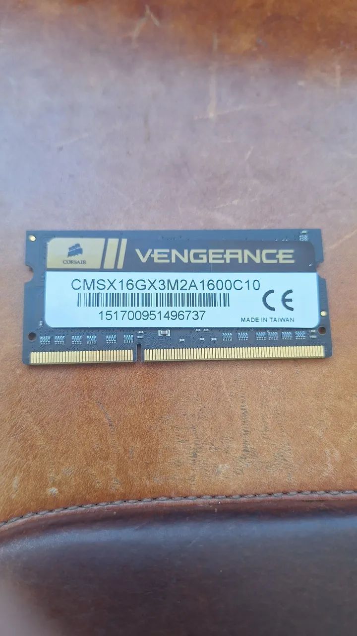 Memória RAM Notebook DDR 3 16 GB