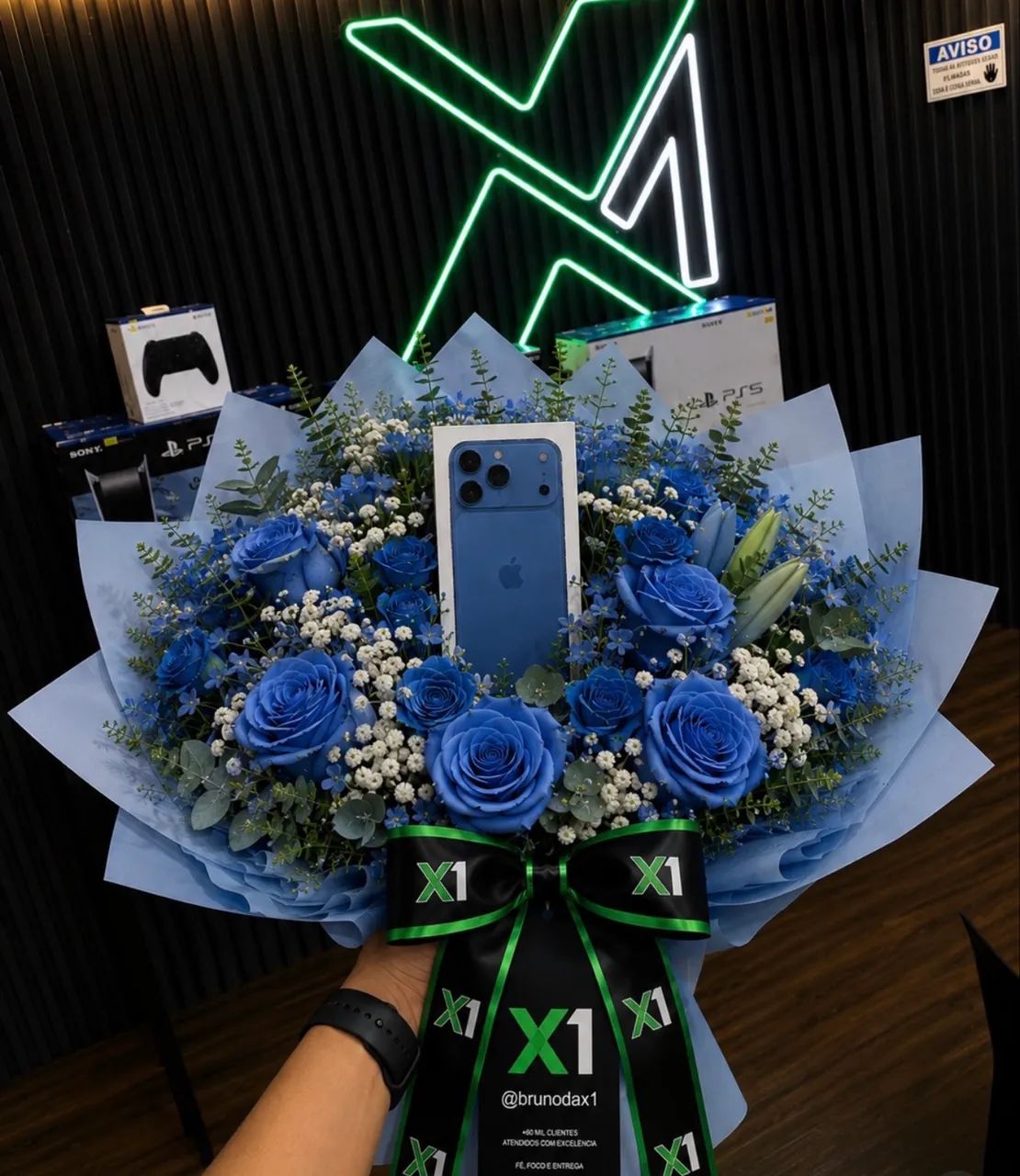 iPhone 17 pro Max azul, barato