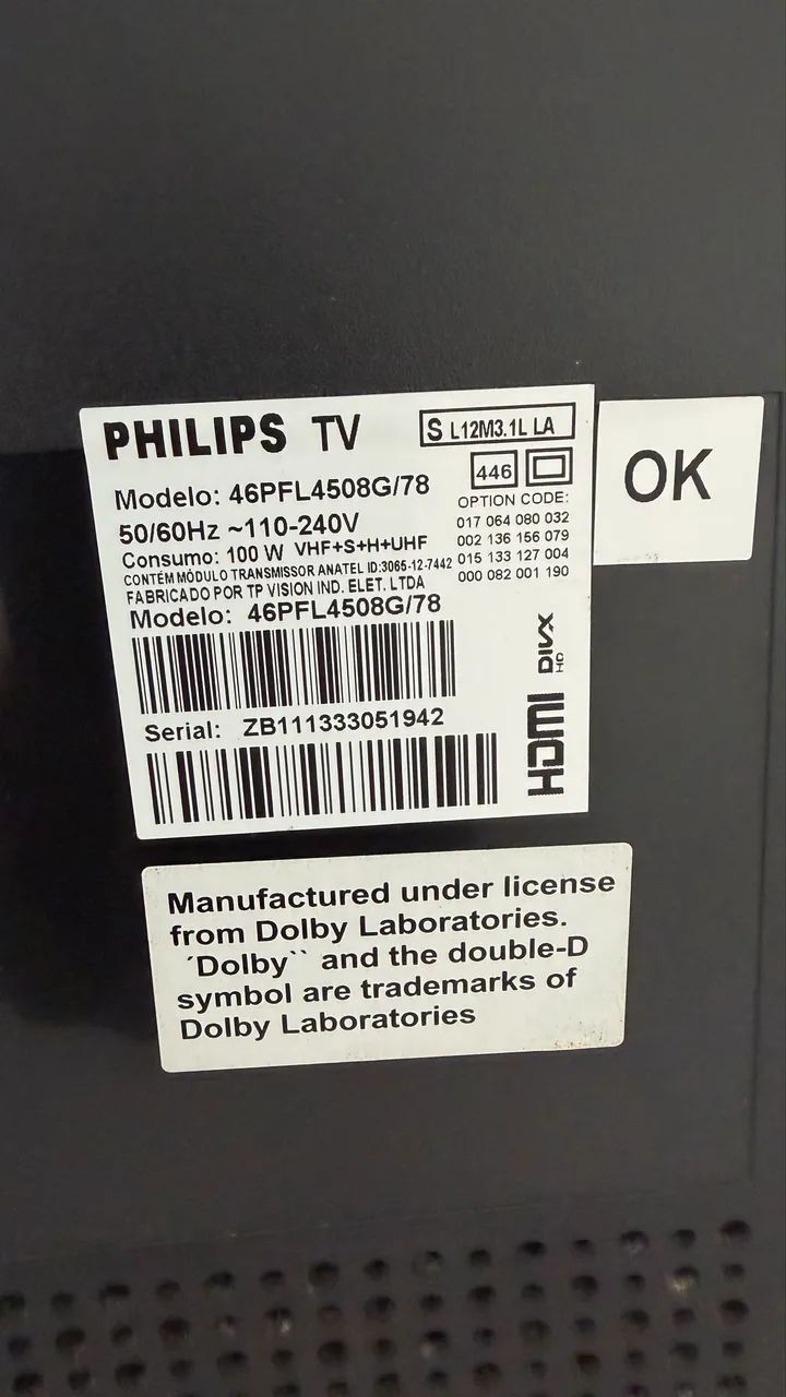 TV Philips 46 polegadas - com defeito  - Foto 2