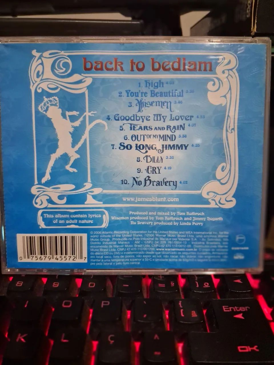 CD James Blunt Back to Bedlam - Foto 2