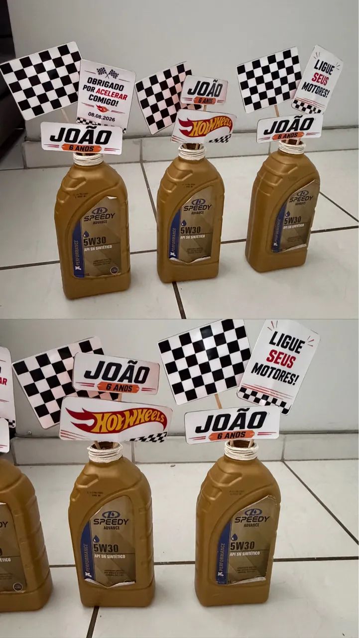 DECORAÇÃO HOT WHEELS - centro de mesa  - Foto 4