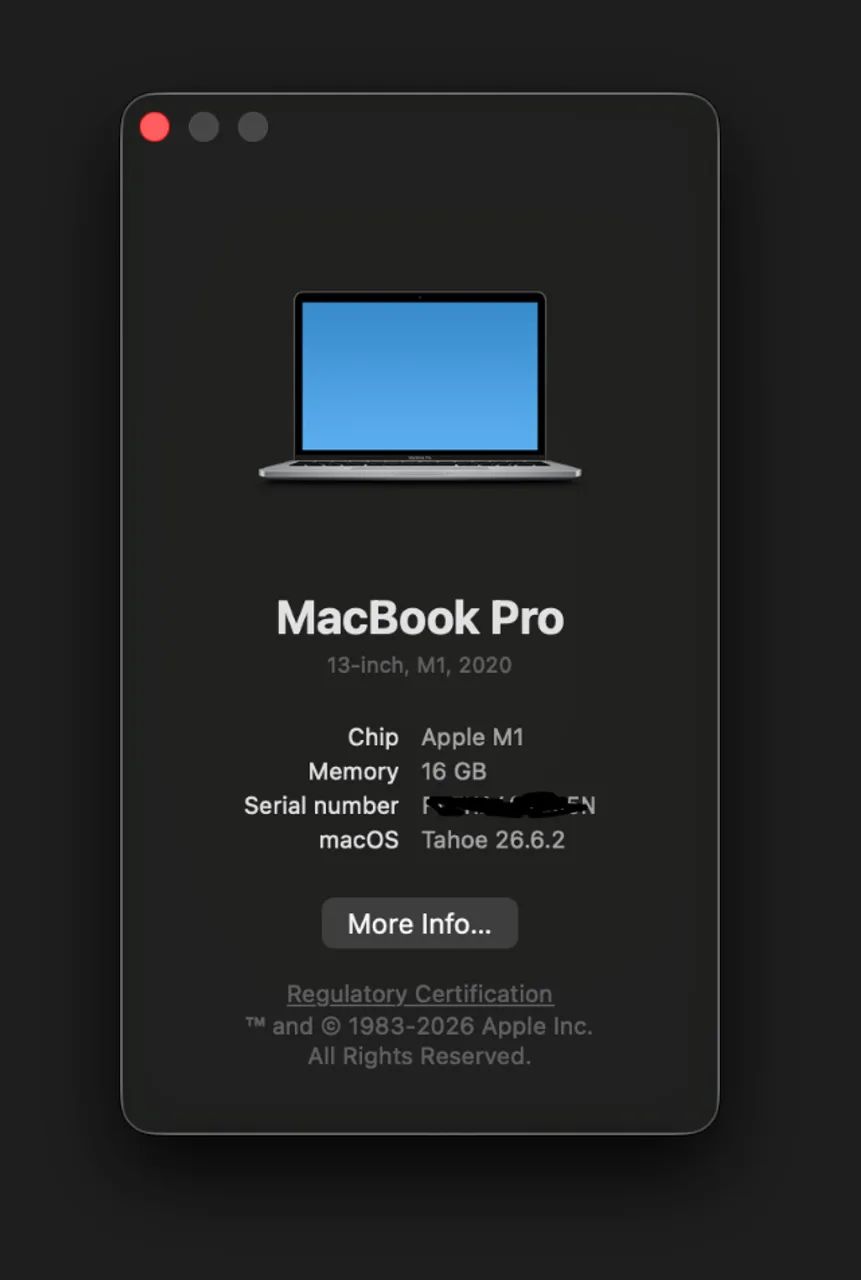 MacBook Pro M1 2020 16gb 500gb - Foto 5