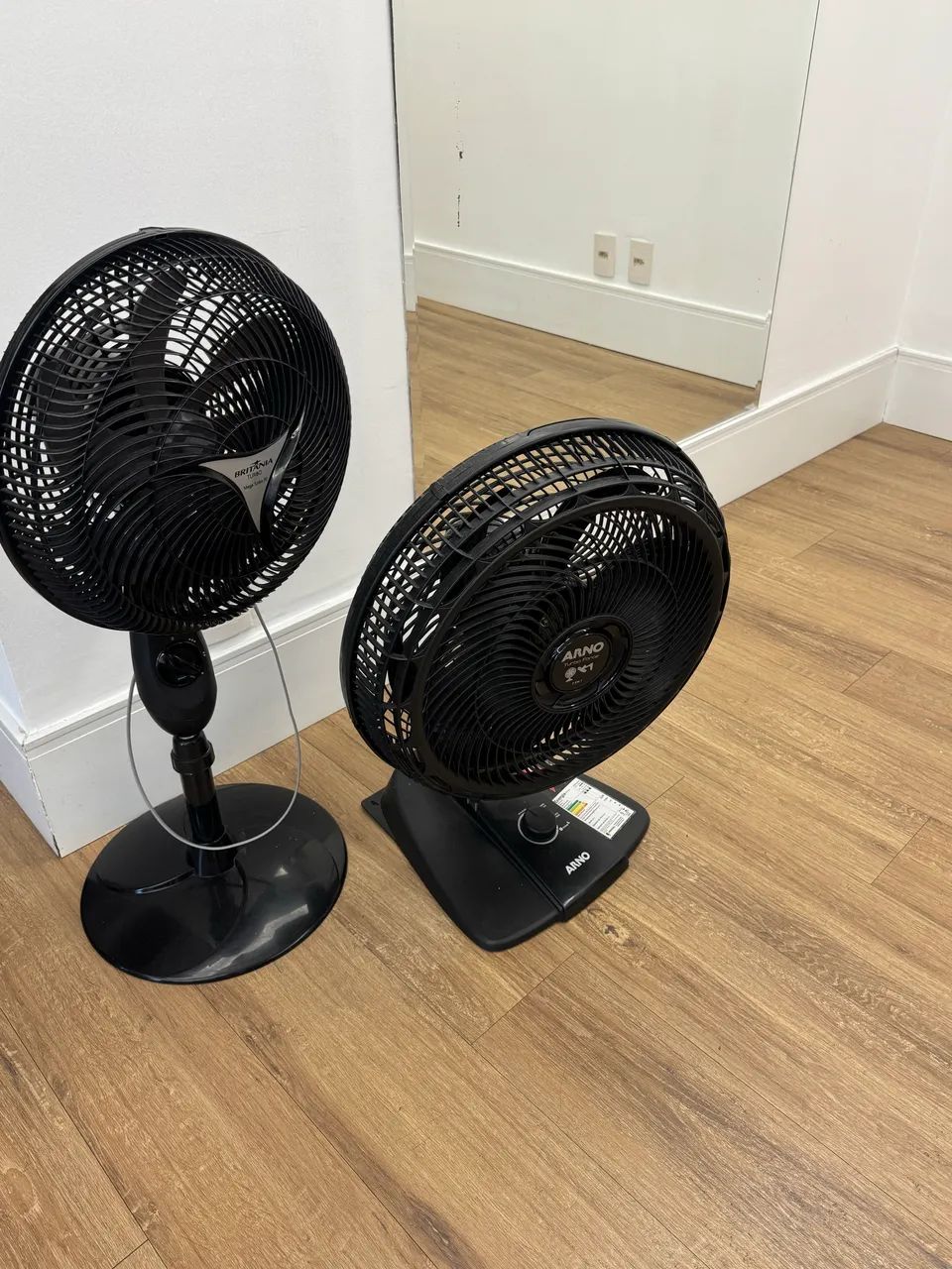 Kit dois ventiladores arno e Britânia 
