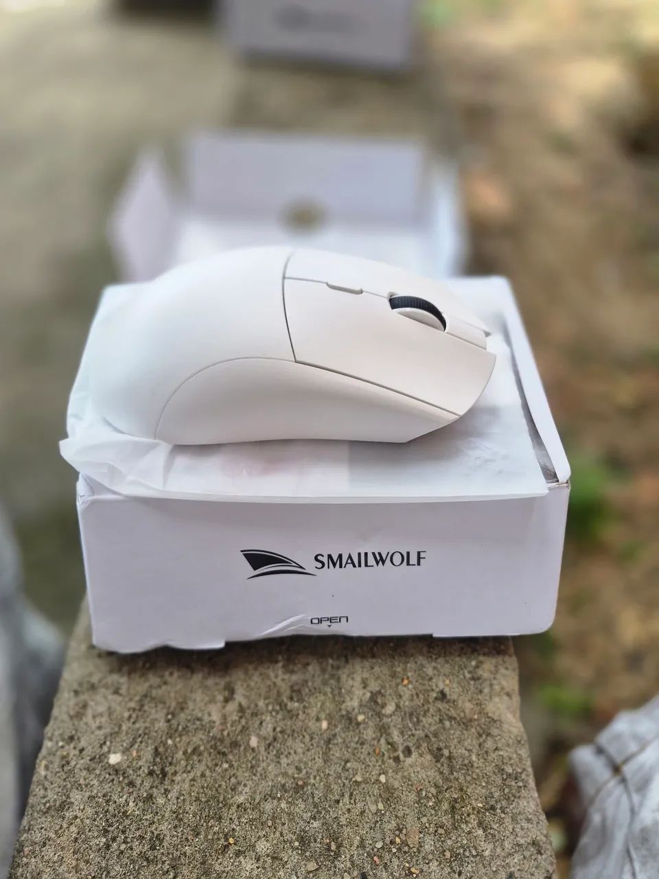 Mouse R7 SMAILWOLF Branco - Foto 3