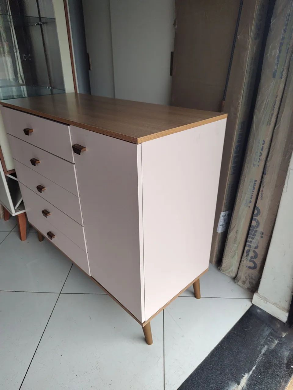 Cômoda 1 porta 5 gavetas  - Foto 2