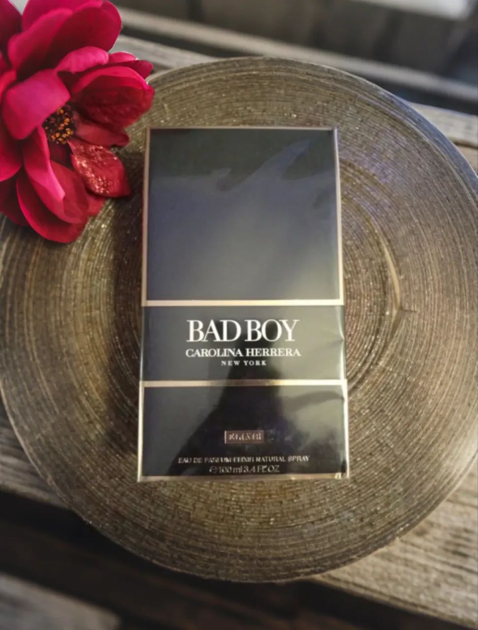 Perfume Carolina Herrera Bad Boy Elixir EDT 100mL - Masculino Original Novo Lacrado