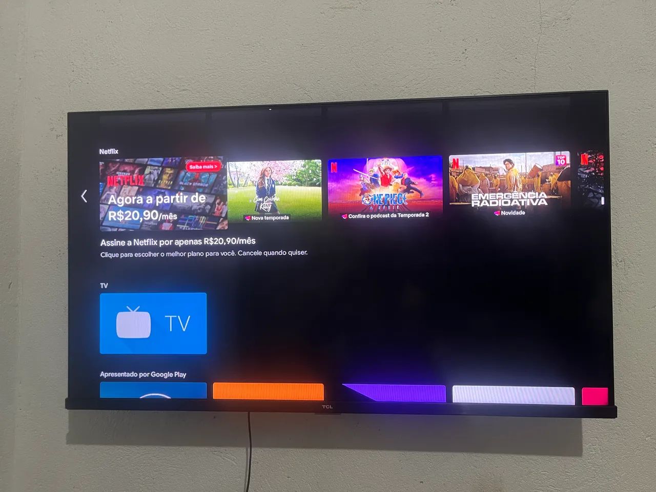 Smart tv 40 Polegadas semp TCL borda fina preta  - Foto 3