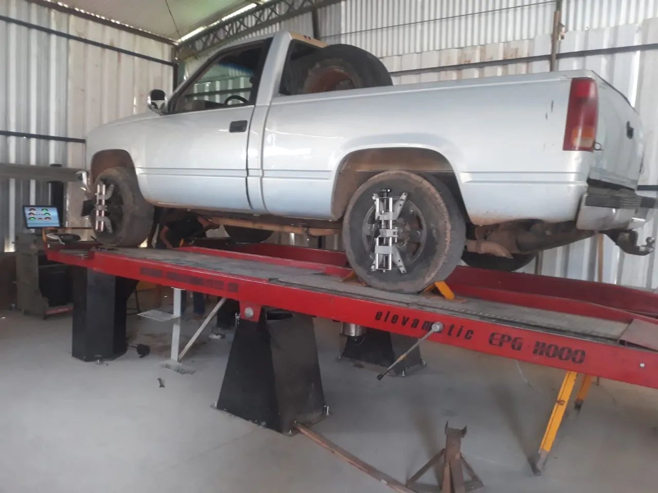 Alinhamento 3d, rampa, desmontadora e balanceadora