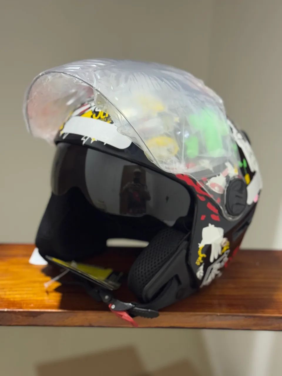 CAPACETE ABERTO COM ÓCULOS  - Foto 5
