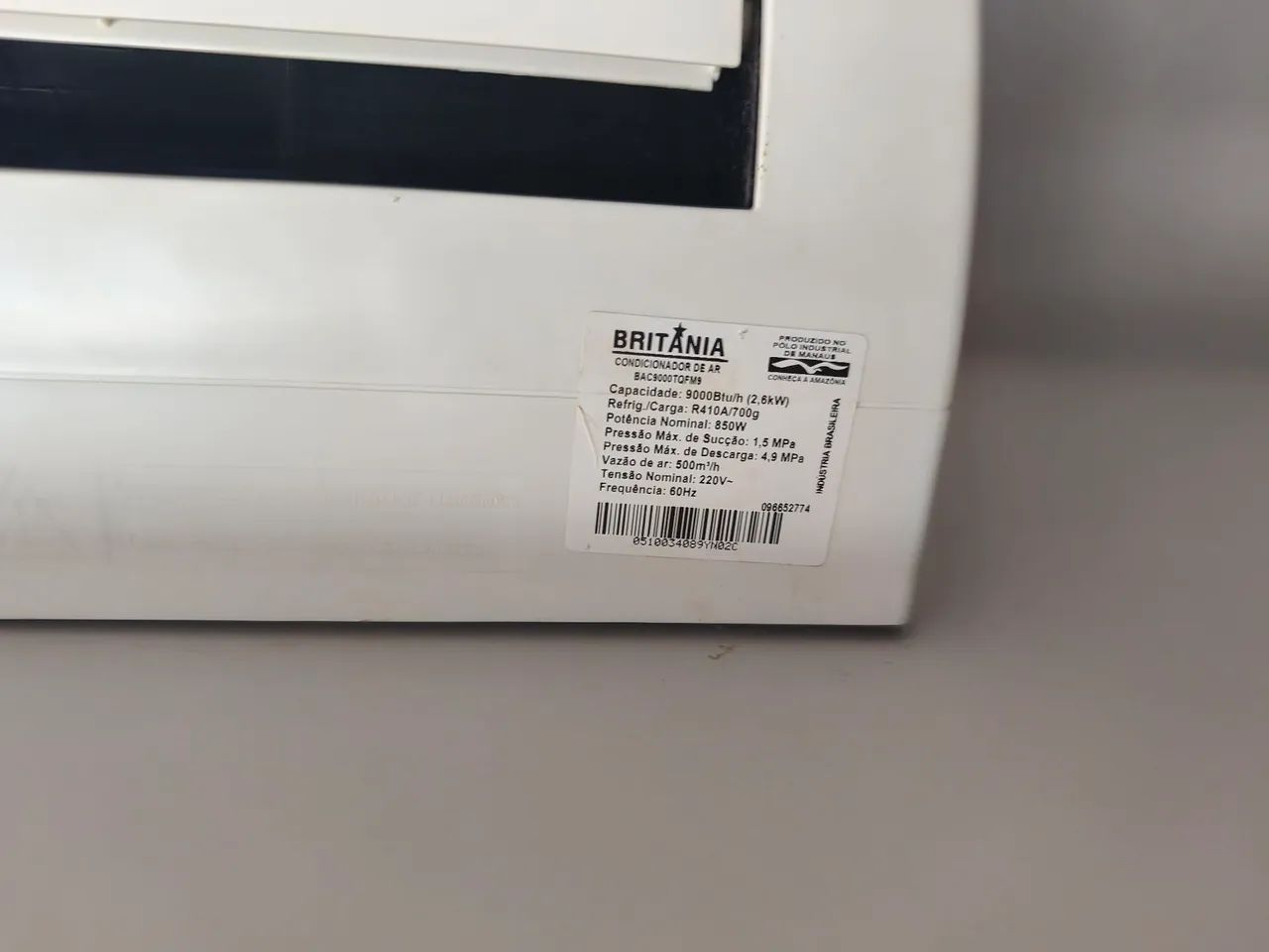 Ar Condicionado Britânia 9000btus - Foto 2