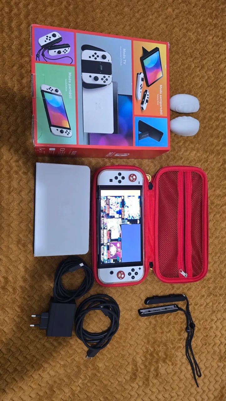 Nintendo Switch OLED + Acessórios  - Foto 4