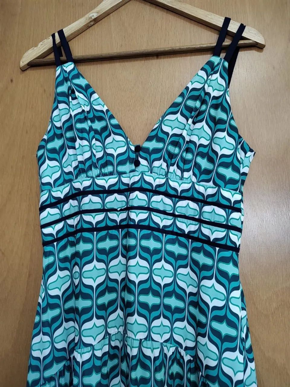 Vestido longo estampado 