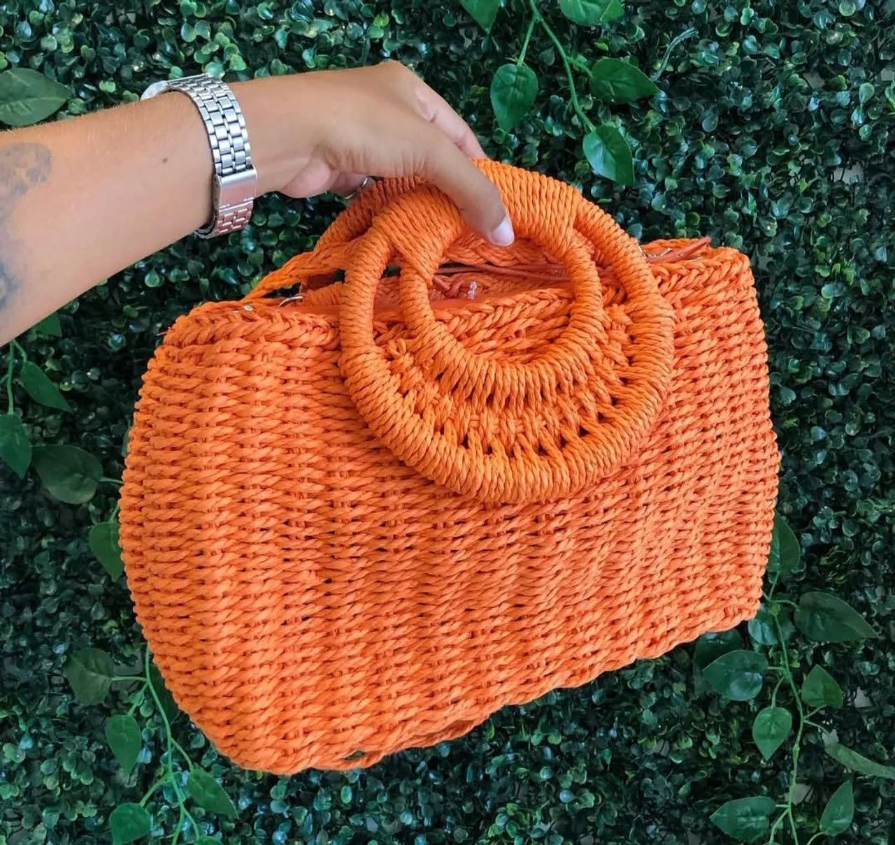 Bolsa de palha, perfeito para praia ? - Foto 2