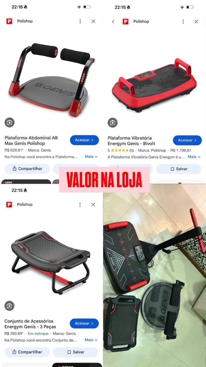 Aparelho de ginástica  - Foto 2