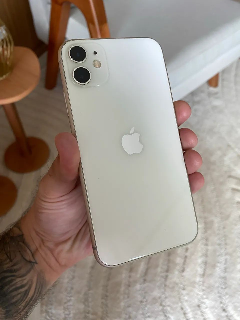 iPhone 11 branco 128 GB com caixa e cabo original  - Foto 4