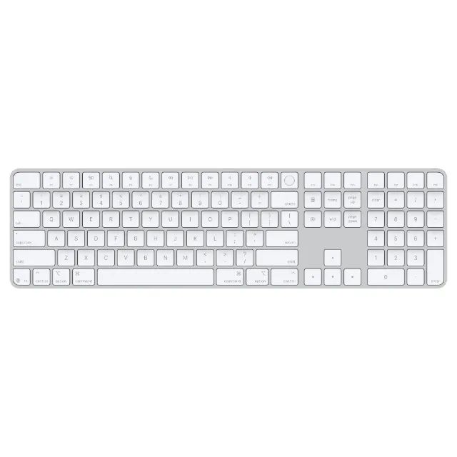 Magic Keyboard com Touch ID e teclado numérico (USB-C) - Inglês - Teclas brancas - Novo