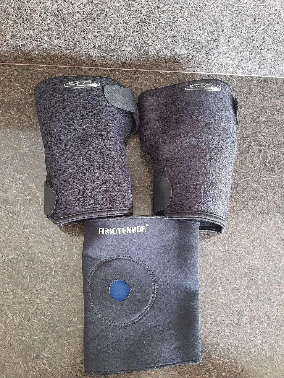 Kit três joelheiras ortopédicas 