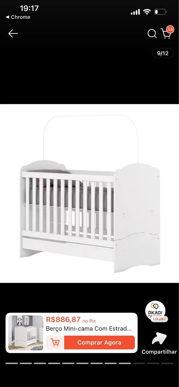 Berço / Mini cama infantil  - Foto 4