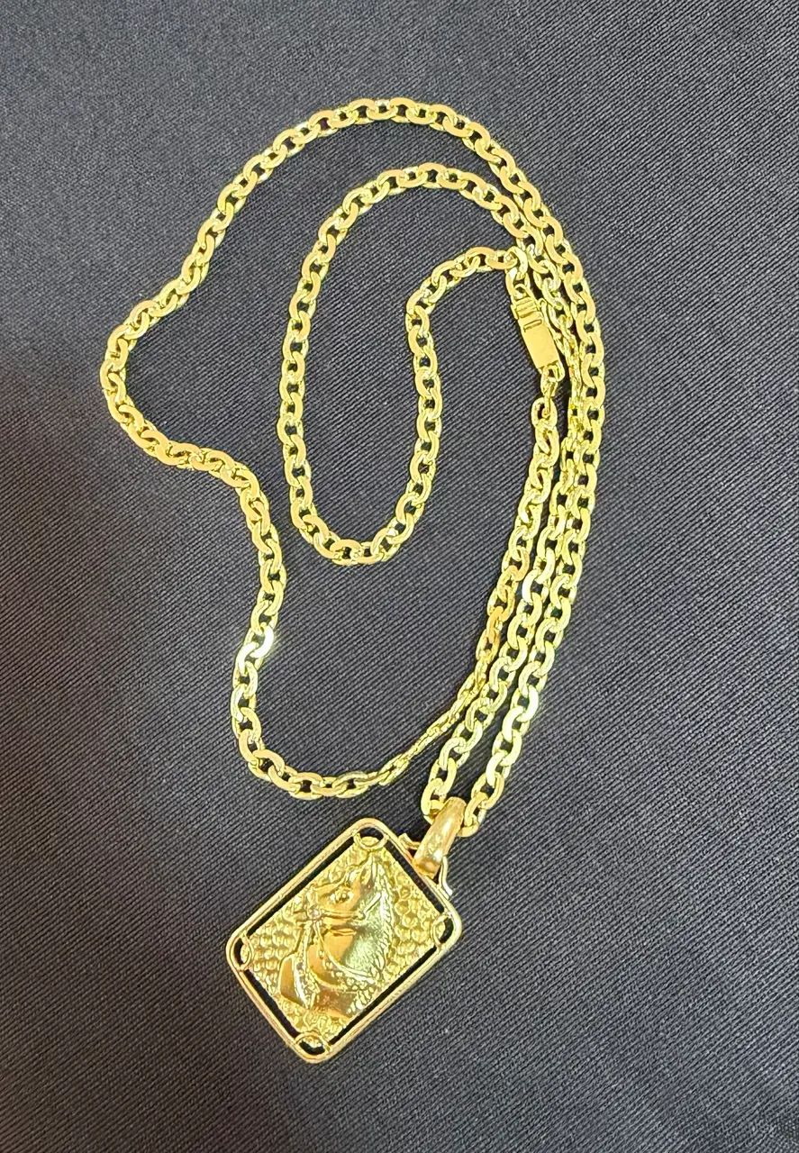 Corrente de ouro 18k Maciça 