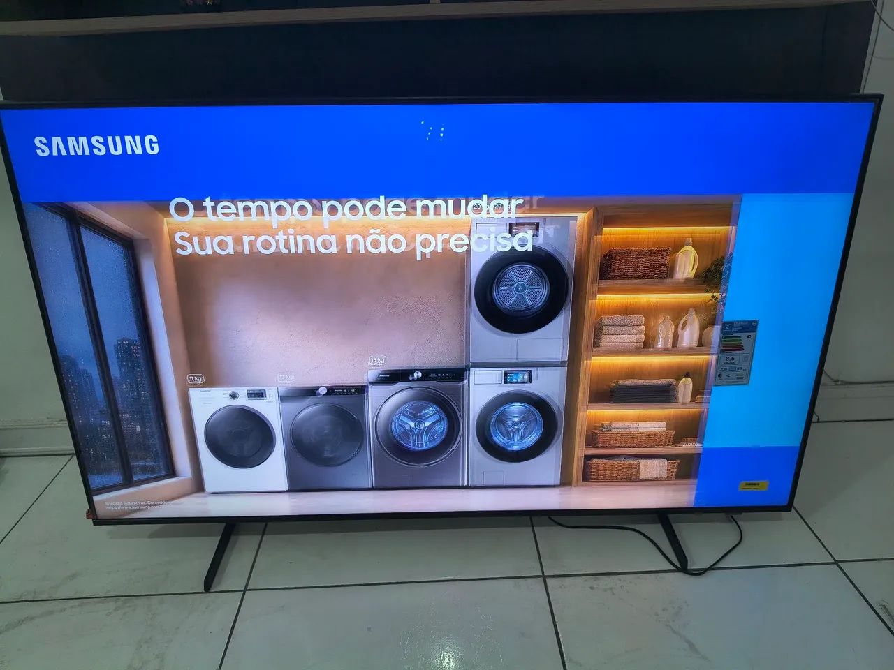 Smart TV Samsung Crystal UHD 4K 55" polegadas (NOVA) - Foto 4
