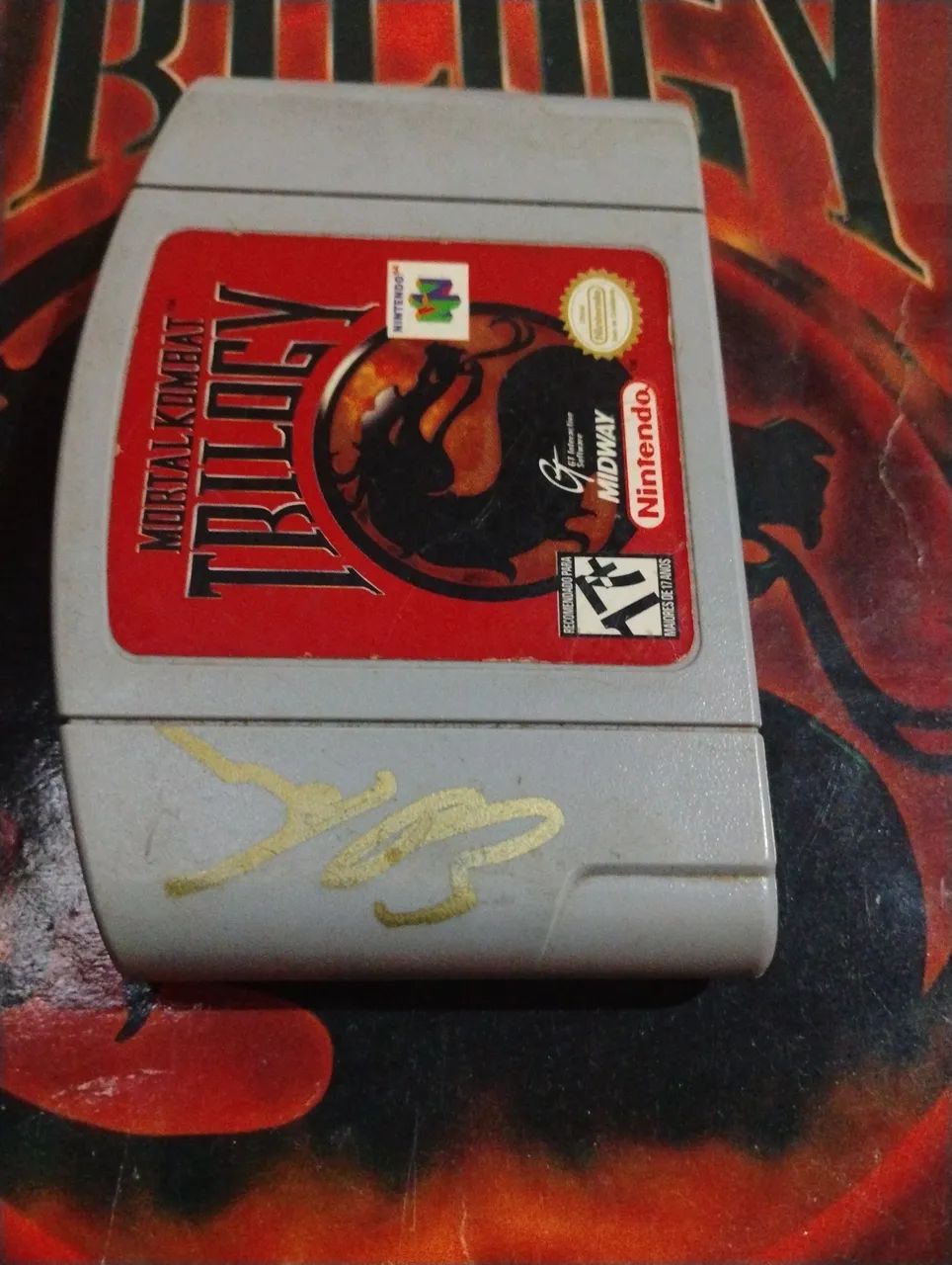 Cartucho mortal Kombat assinado ED BOON  - Foto 2
