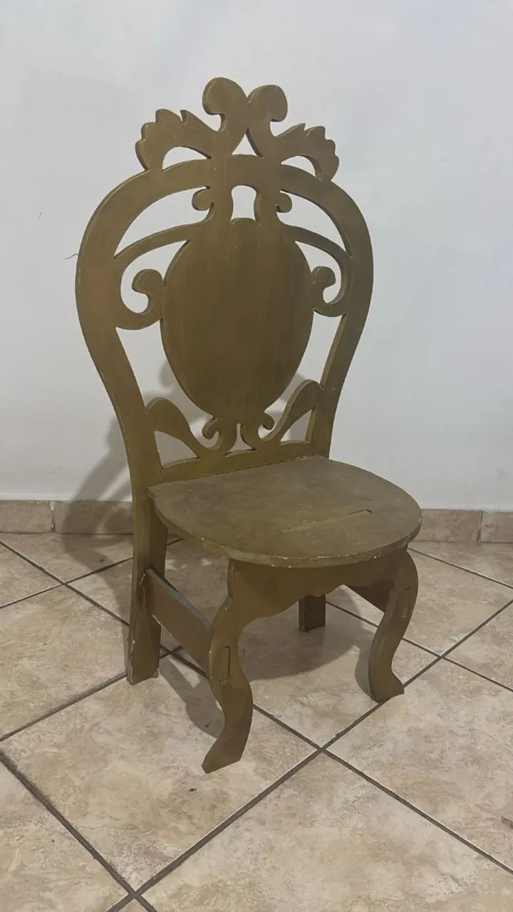Cadeira colonial Mdf