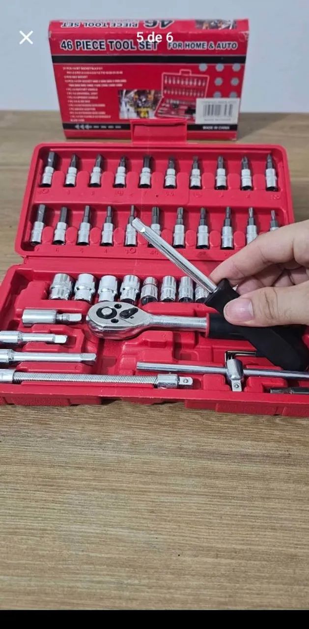 Kit ferramentas 46 peças - Ferramentas de Construção - Floresta