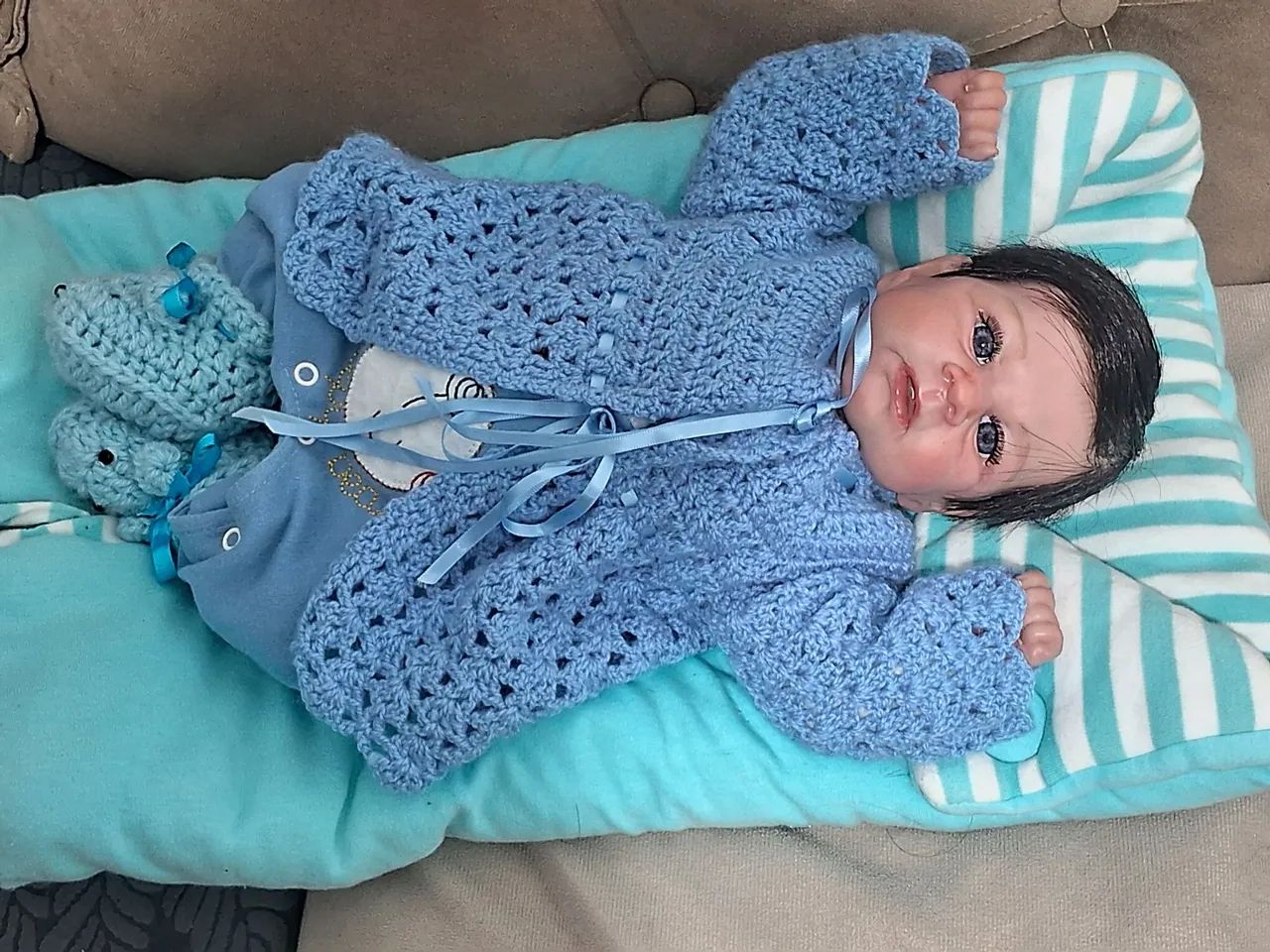 Bebê Reborn Elijah + Saco Dormir  - Foto 3