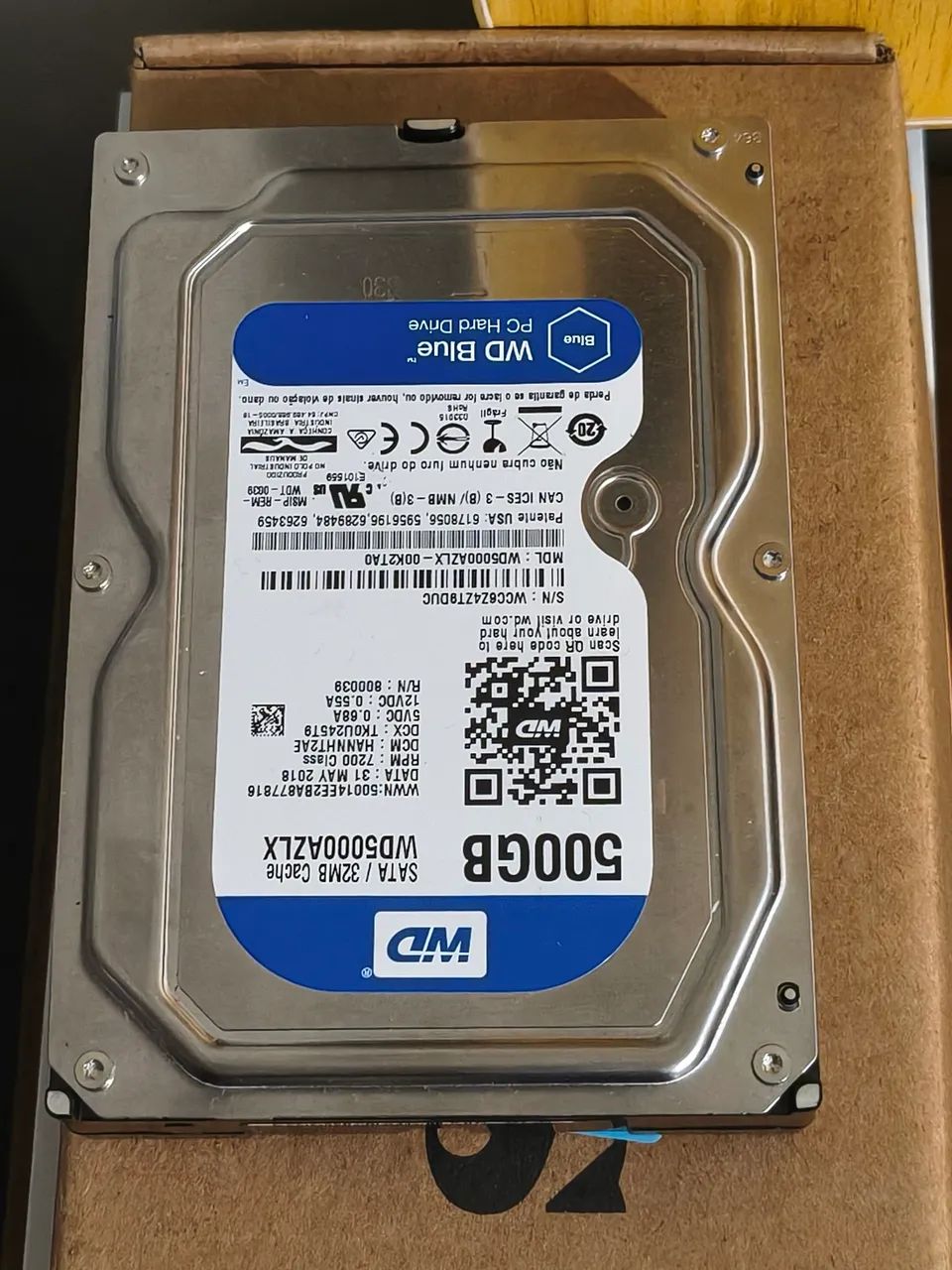 HD SATA 500GB WD BLUE