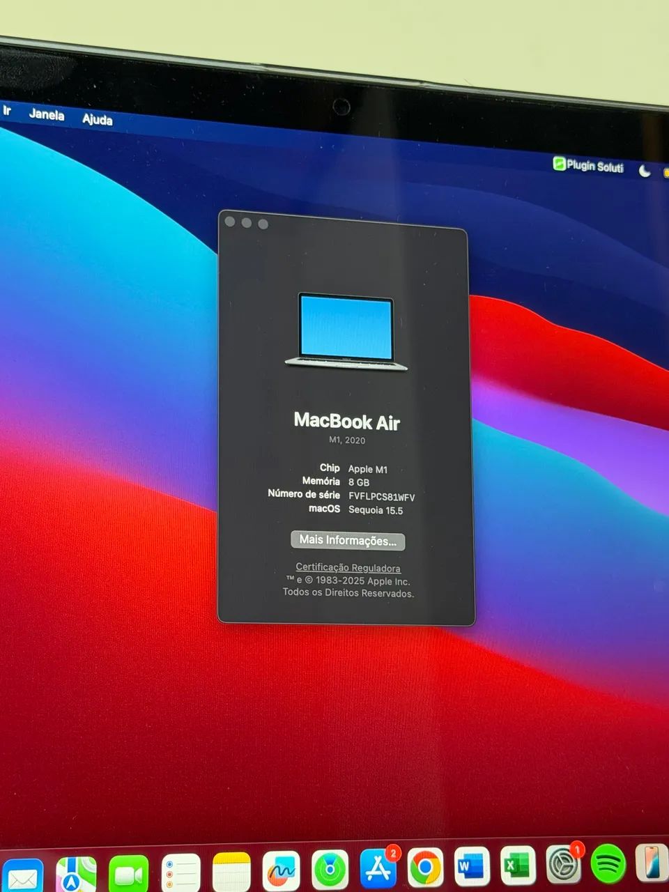 MacBook Air M1 (2020) - Impecável, apenas 33 ciclos! - Foto 2