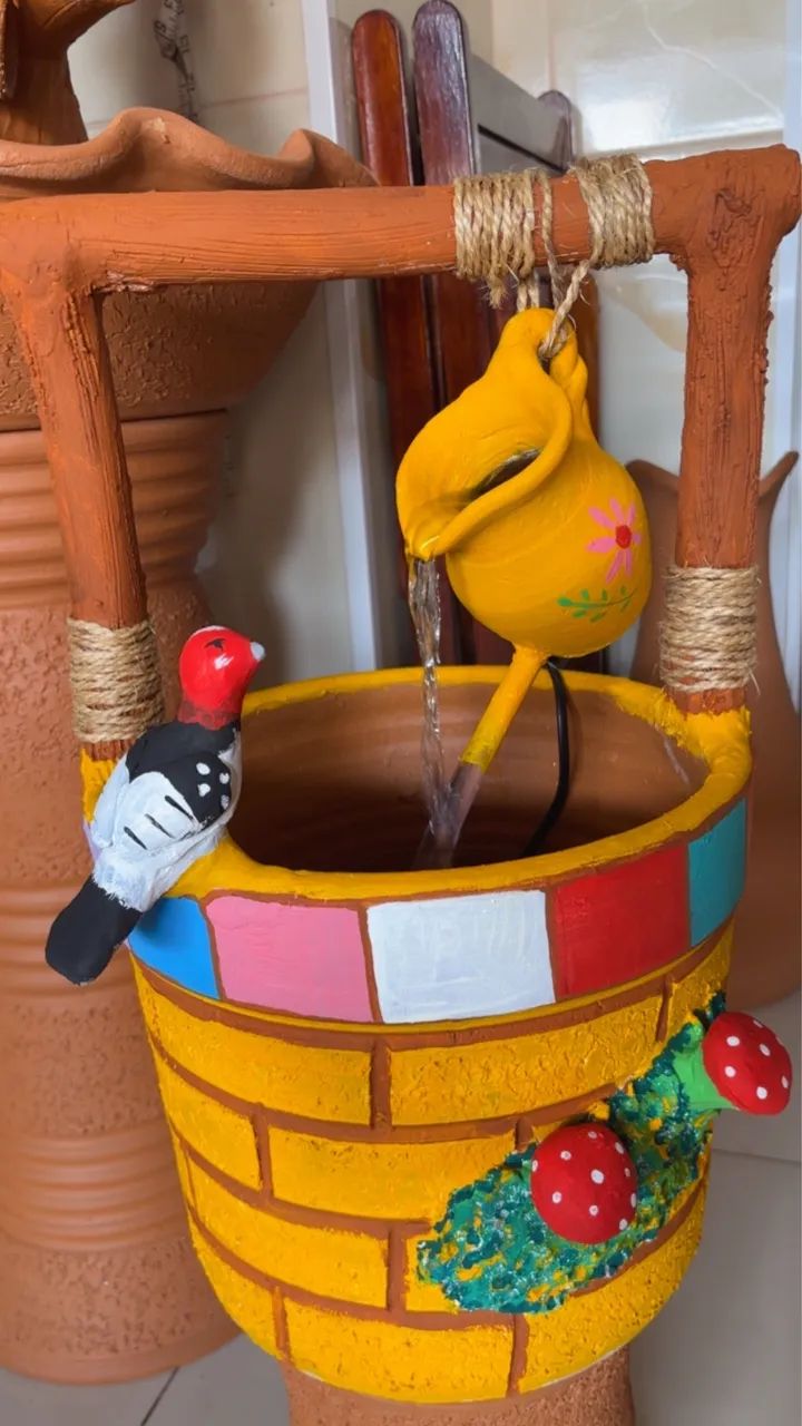 Fontes de barro decorativas  - Foto 2
