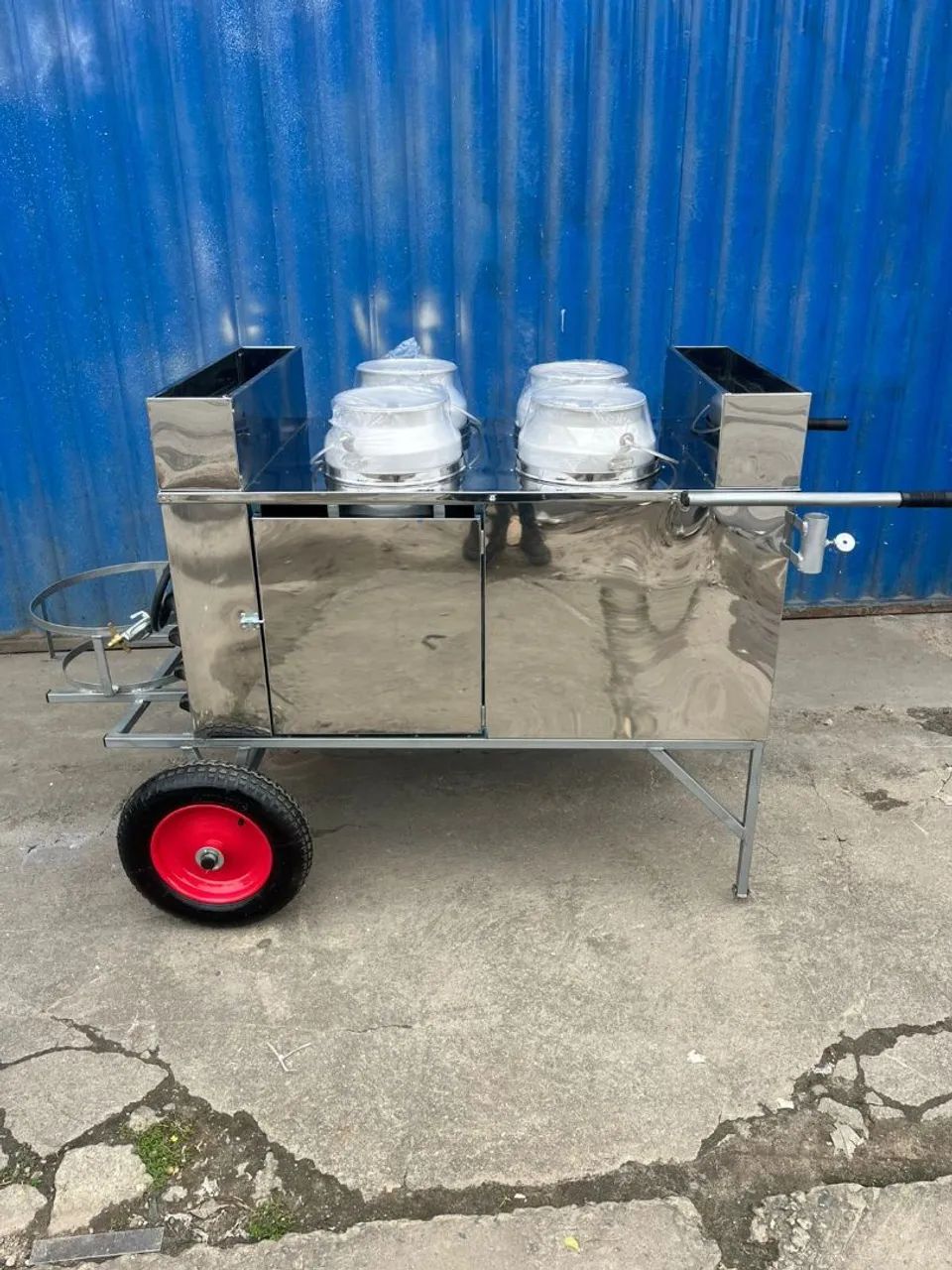 Carrinho de caldinhos,ensopados,caldos em inox em até 10x sem juros no cartão  - Foto 5