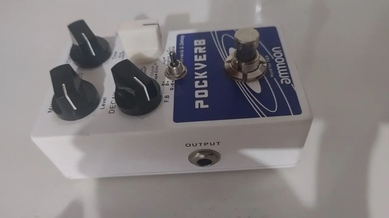 Pedal Ammoon Pockverb Reverb e Delay usado - Foto 4