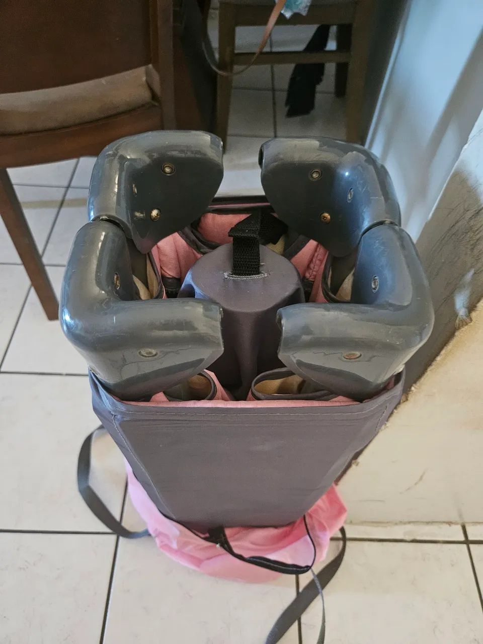 Berço portátil feminino rosa - Foto 3