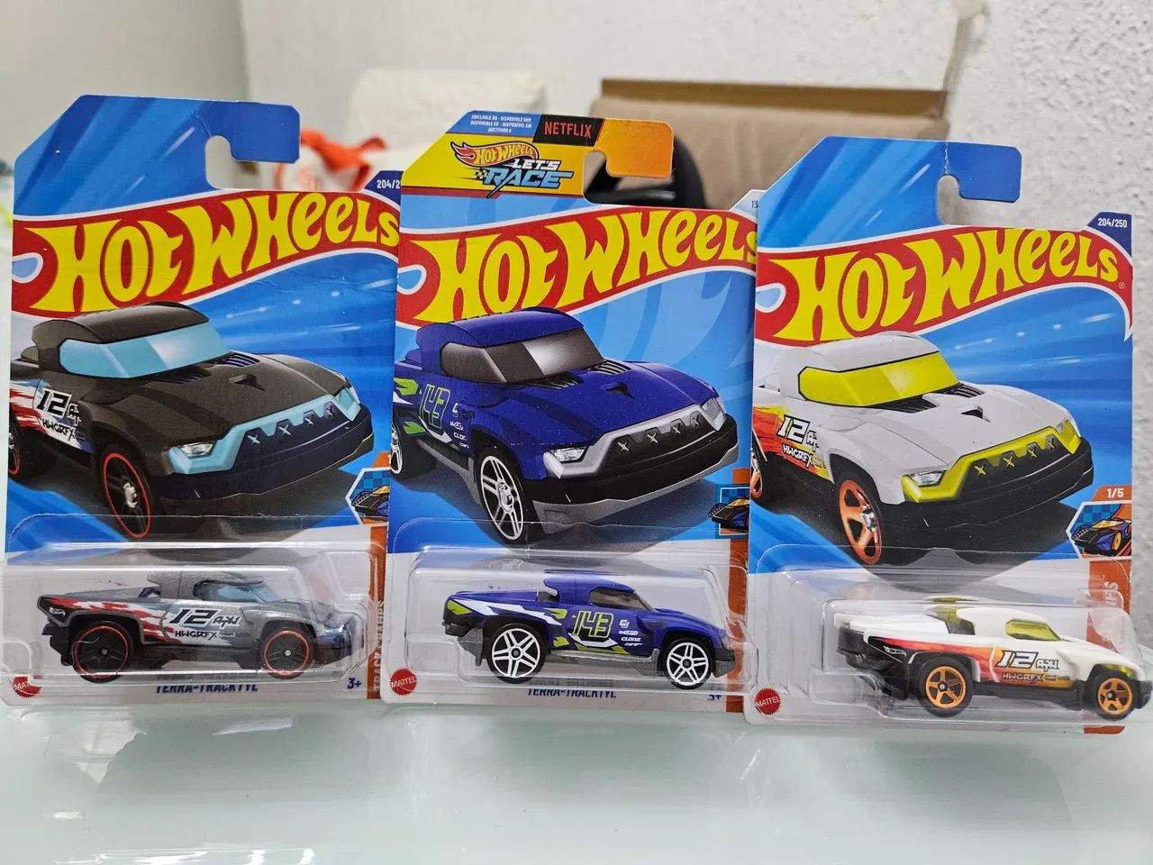 Trio Hot wheels Terra-Tracktyl