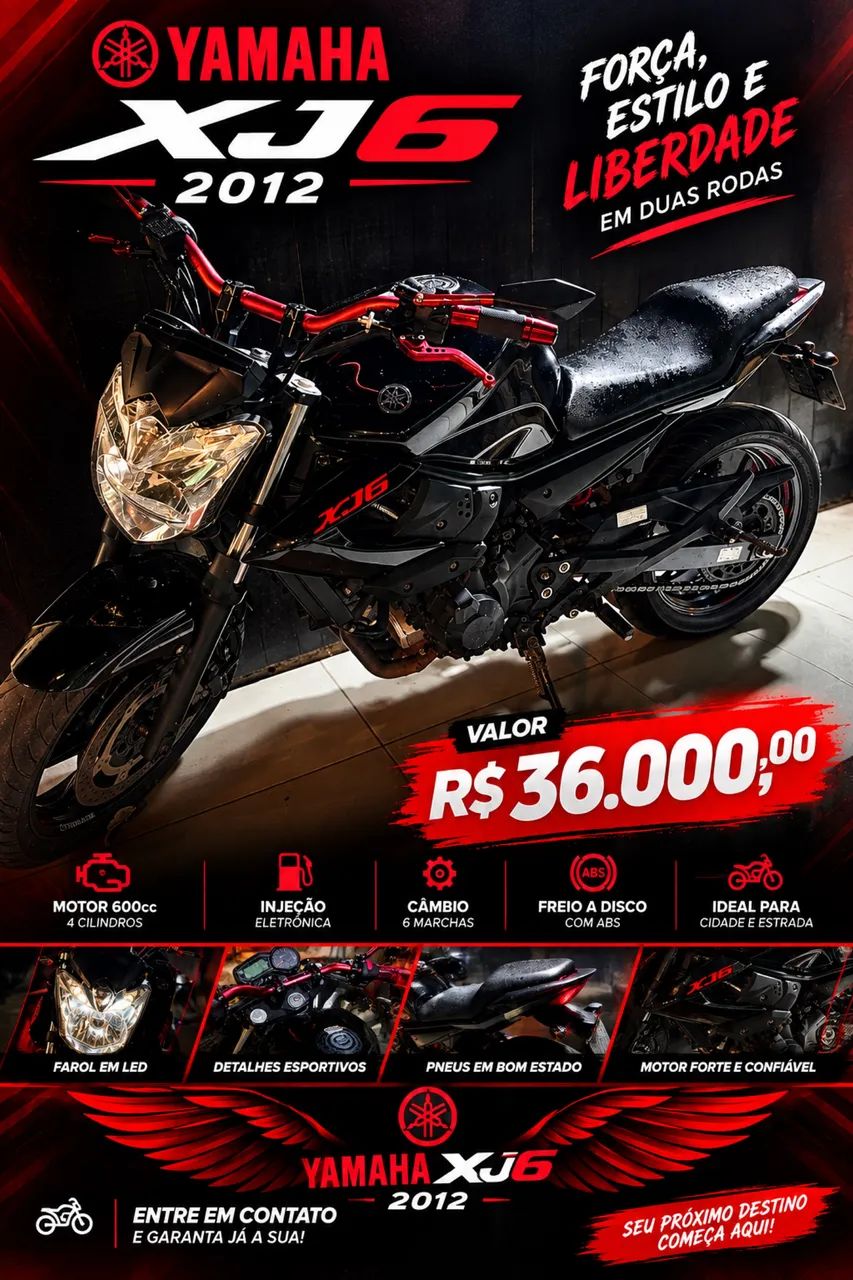 Vendo ou troco xj6 2012  - Foto 4