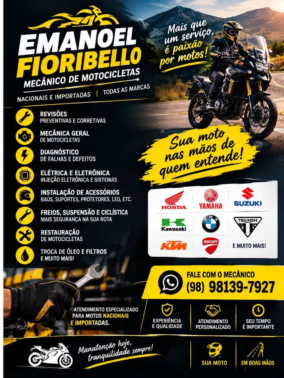 MECÂNICO DE MOTOCICLETAS  - Foto 2