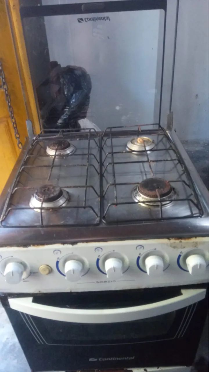 Fogão 4 bocas automático 