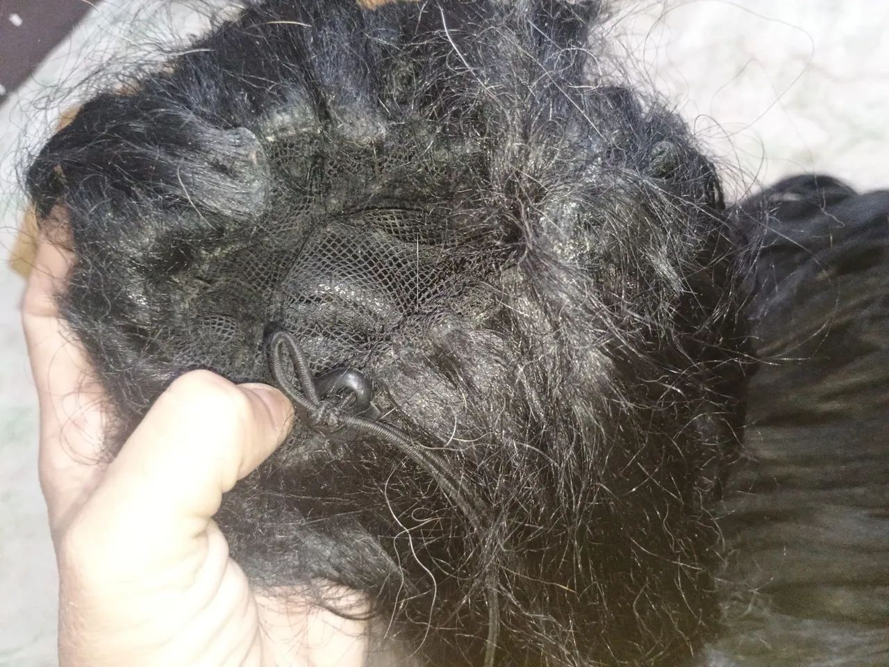 Cabelo 90cm rabo de cavalo  - Foto 4