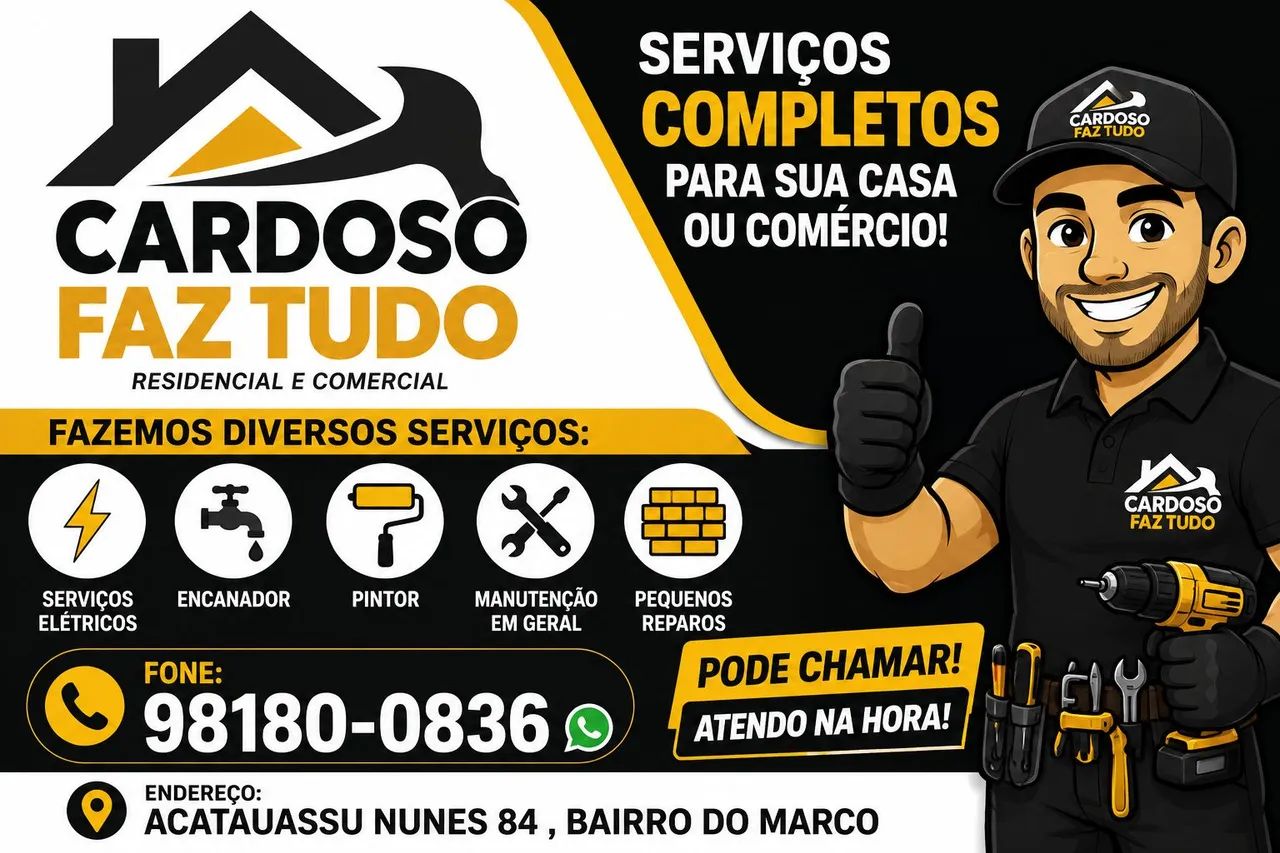 Faz tudo disponível 