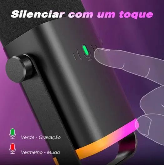 Microfone Fifine AM8 Novo Lacrado USB/XLR - Foto 3