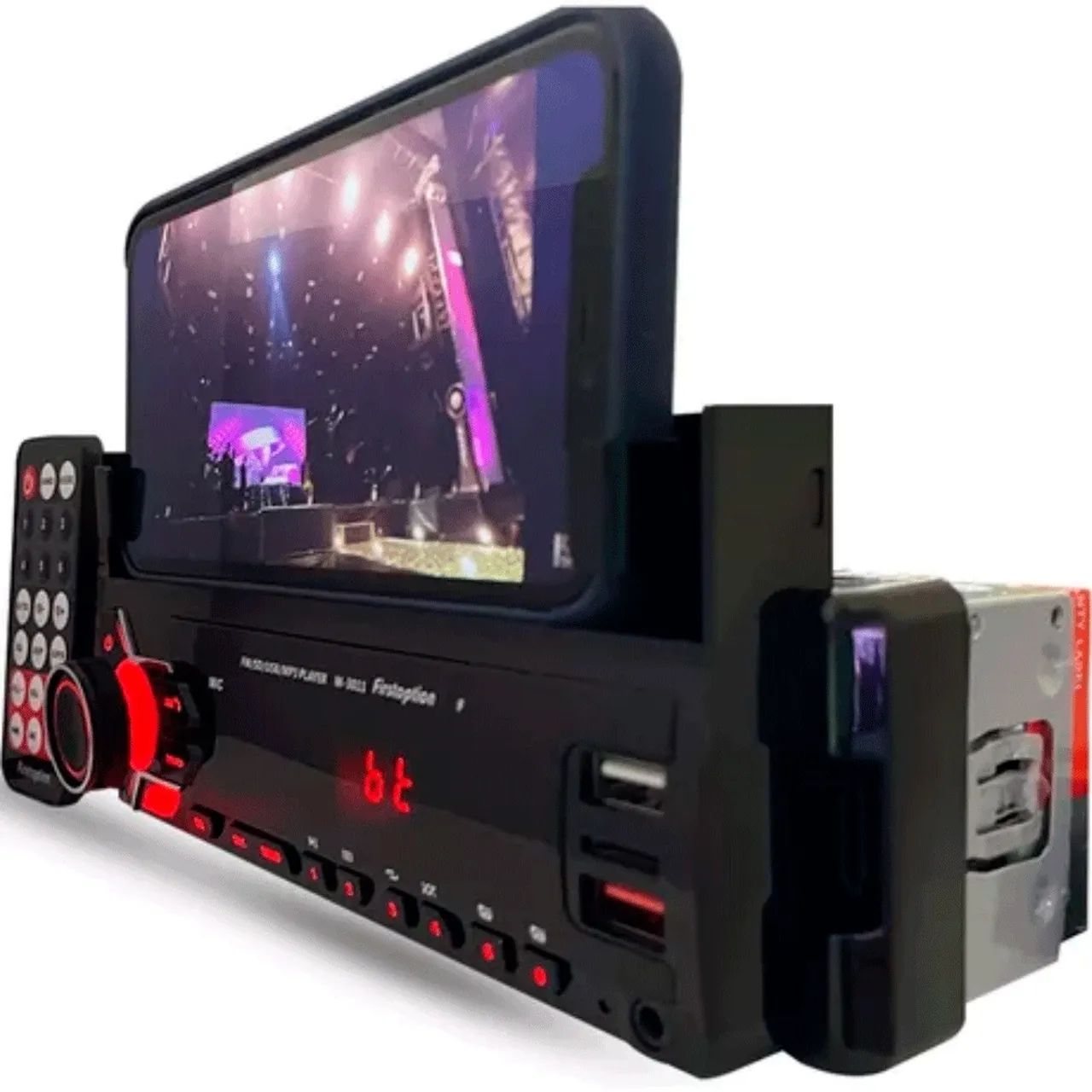 MP3 Player Automotivo Firstoption M-3011F  - Foto 4