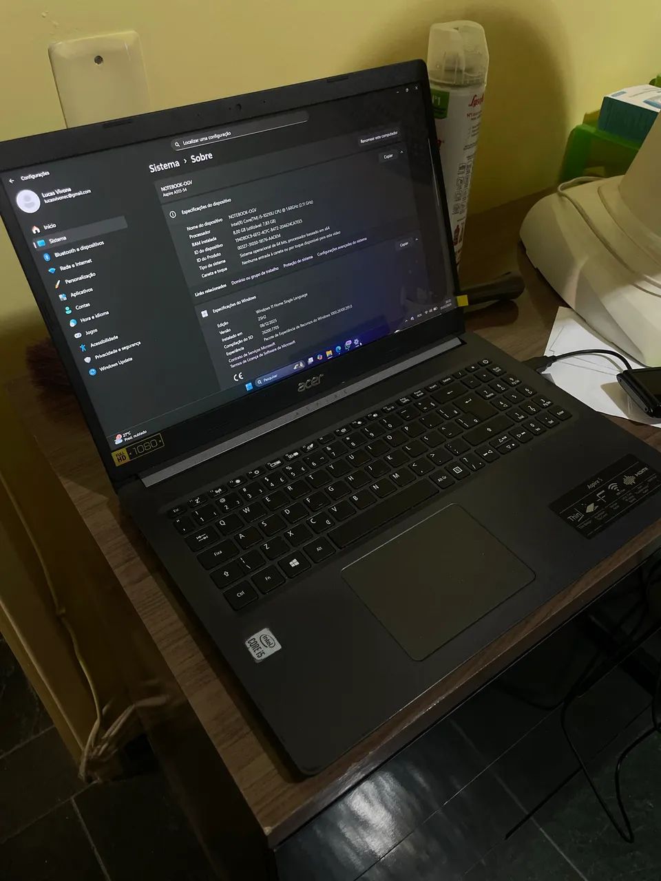 Notebook Acer Aspire 5 Premium - i5 10ª Geração + 8GB RAM + SSD - Foto 3