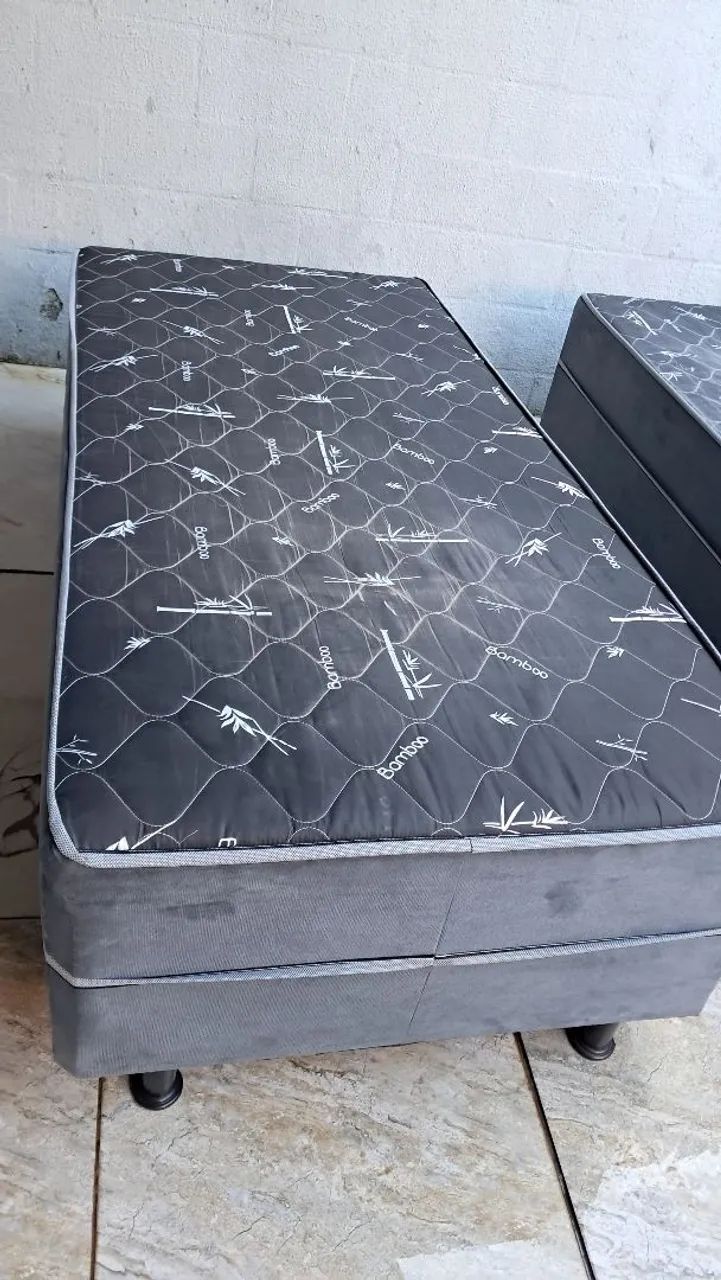 Cama box solteiro- Faço Entrega  - Foto 2